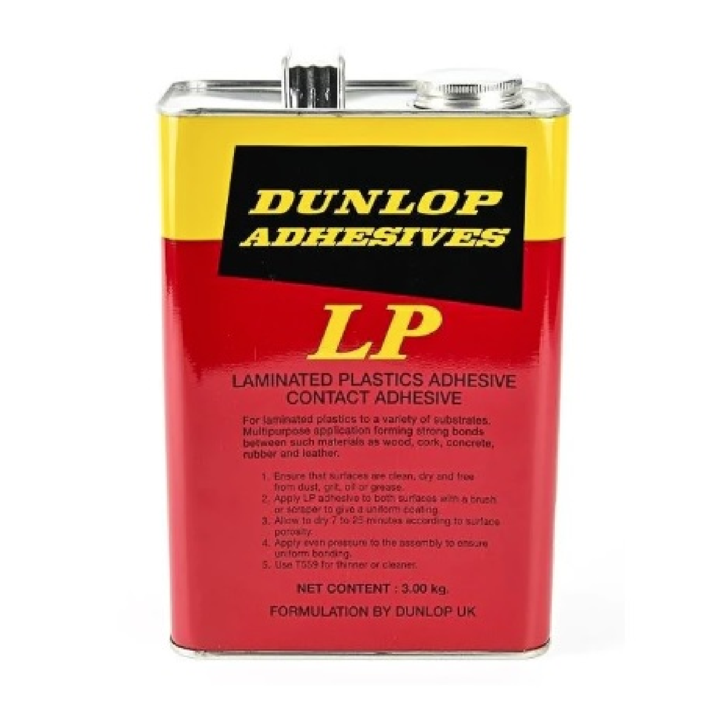 Dunlop LP Laminated Plastic Adhesive 3KG